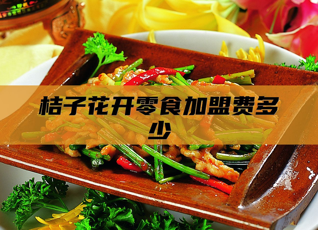 桔子花开零食加盟费多少